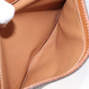 Celine Vintage Macadam Circle Logo Canvas and Leather