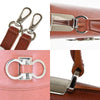 Salvatore Ferragamo Double Gancini Top Handle Saffiano Leather