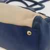 Prada Cuir Frame Convertible Tote Canvas and Saffiano Leather