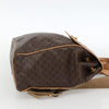 Celine Vintage Drawstring Flap Macadam Coated Canvas