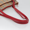 Burberry Nova Check Tote Canvas and Leather