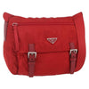Prada Zip Buckle Messenger Tessuto