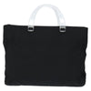 Prada Resin Handle Tote Tessuto