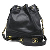 Chanel Triple CC Chain Shoulder Caviar Leather