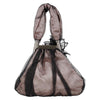 Chanel Drawstring Bucket Chevron Patchwork Canvas