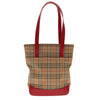 Burberry Nova check Canvas and Leather