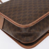 Celine Vintage Macadam Circle Logo Canvas and Leather