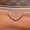 Celine Vintage Macadam Circle Logo Canvas and Leather