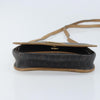 Christian Dior Vintage Honeycomb Flap Canvas and Leather