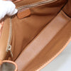 Celine Vintage Macadam Circle Logo Canvas and Leather