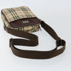 Burberry Zip Messenger Nova check Canvas and Leather