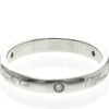 Tiffany & Co. Notes Wedding Band Platinum with diamonds