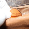 Celine Vintage Macadam Circle Logo Canvas and Leather