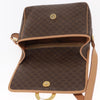 Celine Vintage Macadam Circle Logo Canvas and Leather