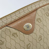 Christian Dior Vintage Honeycomb Canvas and Leather
