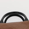 Chanel Embossed Logo Bowler Quilted Caviar