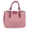 Miu Miu Madras Convertible Lock Tote Leather