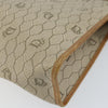 Christian Dior Vintage Honeycomb Zip Canvas and Leather