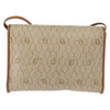 Christian Dior Vintage Honeycomb Flap Canvas and Leather
