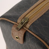 Christian Dior Vintage Honeycomb Boston Canvas and Leather