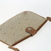 Christian Dior Vintage Honeycomb Canvas and Leather