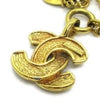 Chanel Vintage Quilted CC Pendant Metal