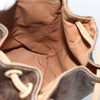 Celine Vintage Drawstring Flap Macadam Coated Canvas