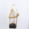 Christian Dior Vintage Honeycomb Canvas and Leather