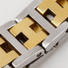 Hermes Clipper Quartz Stainless Steel with Plated Metal