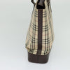 Burberry Nova Check Tote Canvas and Leather