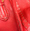 Fendi Selleria Linda Satchel Pebbled Leather