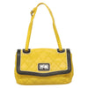 Chanel Two Tone Mademoiselle Lock Flap Quilted Lambskin