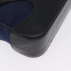 Salvatore Ferragamo Cut Out Canvas and Leather
