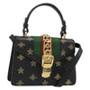 Gucci Sylvie Top Handle Printed Leather