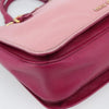 Miu Miu Madras Convertible Lock Tote Leather
