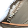 Christian Dior Vintage Honeycomb Canvas and Leather