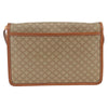 Celine Vintage Macadam Circle Logo Canvas and Leather