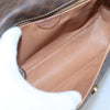 Celine Vintage Macadam Circle Logo Canvas and Leather