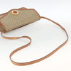 Celine Vintage Macadam Circle Logo Canvas and Leather