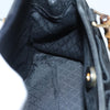 Gucci Vintage Bamboo Front Pocket Tote Suede