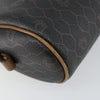 Christian Dior Vintage Honeycomb Canvas and Leather