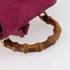 Gucci Vintage Bamboo Suede