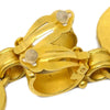 Chanel Vintage CC Heart Cut Out Drop Clip-On Metal