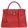 Hermes Kelly Red Swift with Gold Hardware
