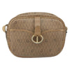 Christian Dior Vintage Honeycomb Canvas and Leather