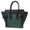 Celine Tricolor Shoulder Luggage Leather