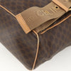 Celine Vintage Drawstring Flap Macadam Coated Canvas