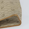Christian Dior Vintage Honeycomb Zip Canvas and Leather