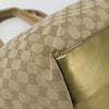 Gucci Web Zip Tote GG Canvas