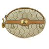 Christian Dior Honeycomb Zip Coin Purse Canvas and Leather